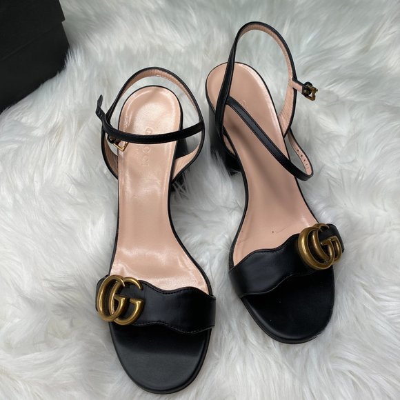 Gucci Marmont Mid-Heel Sandals size 36 - Picture 3 of 9